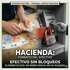 Defensa del Efectivo y Protección de Cuentas | Libertad Financiera | Concordia | HACIENDA