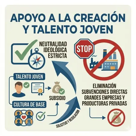 Subvenciones Cultura de Base y Talento Joven | Plan Neutral | Concordia | CULTURA