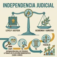 Independencia Judicial Real | Elección Democrática de Órganos | Concordia | JUSTICIA
