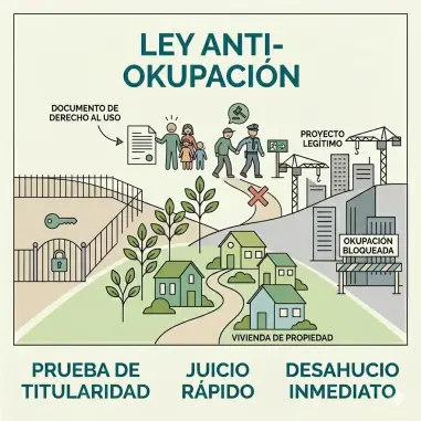 Ley Anti-okupación | Desahucio Inmediato y Juicio Rápido | Concordia | VIVIENDA