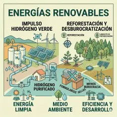 Impulso a Renovables e Hidrógeno Verde | Plan de Reforestación | Concordia | ECOLOGIA