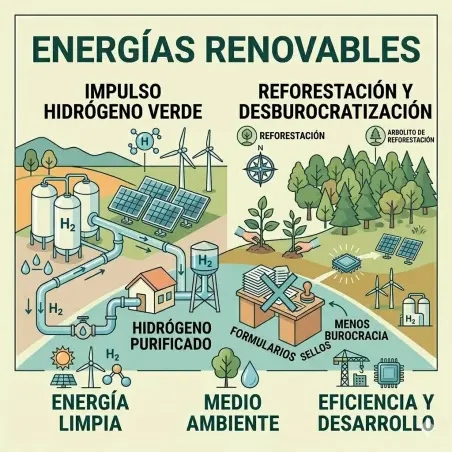 Impulso a Renovables e Hidrógeno Verde | Plan de Reforestación | Concordia | ECOLOGIA