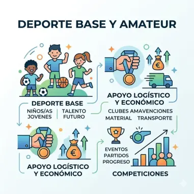 Apoyo al Deporte Base y Clubes Amateurs | Impulso al Talento | Concordia | DEPORTE