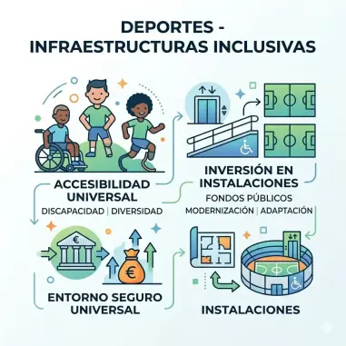 Infraestructuras Deportivas Inclusivas | Accesibilidad Universal | Concordia | DEPORTE