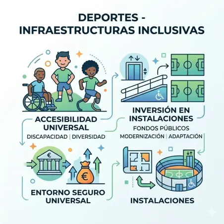 Infraestructuras Deportivas Inclusivas | Accesibilidad Universal | Concordia | DEPORTE